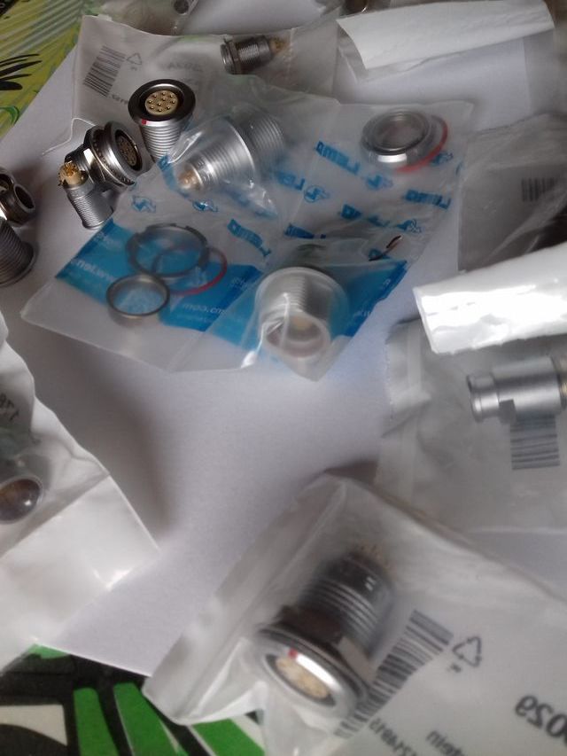 Conector Lemo macho y hembra de diversos pines