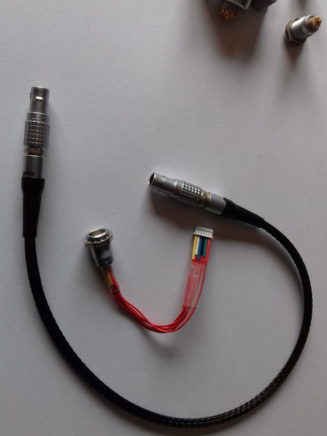 Conector Lemo macho y hembra de diversos pines