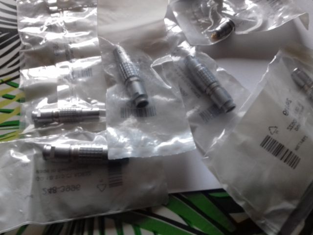 Conector Lemo macho y hembra de diversos pines