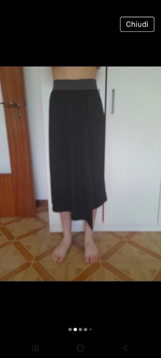 gonna con piega