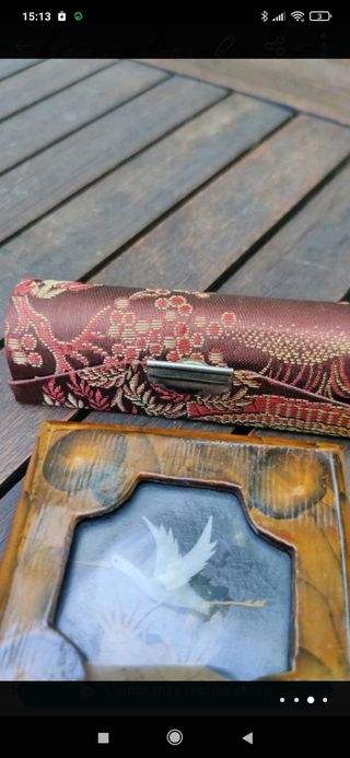 ANTIGÜEDADES CUADRO Y ESTUCHE