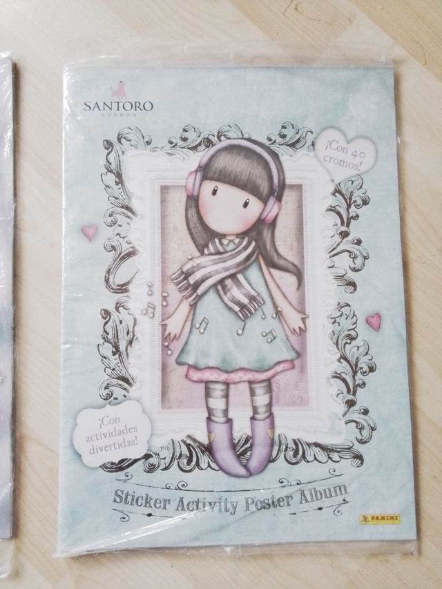 Santoro. Sticker activity póster album. 2 unidades de segunda mano por 9 EUR en Bilbao en WALLAPOP