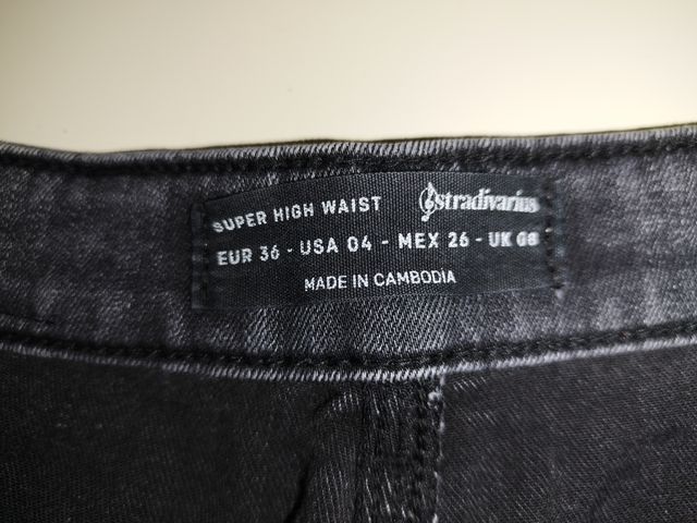 Jeans super high waist