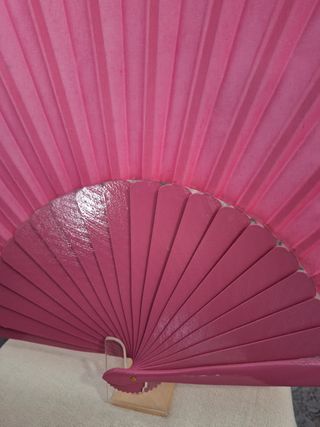 ABANICO PERICÓN 30 cm FLAMENCO "NUEVO" ROSA FUCSIA