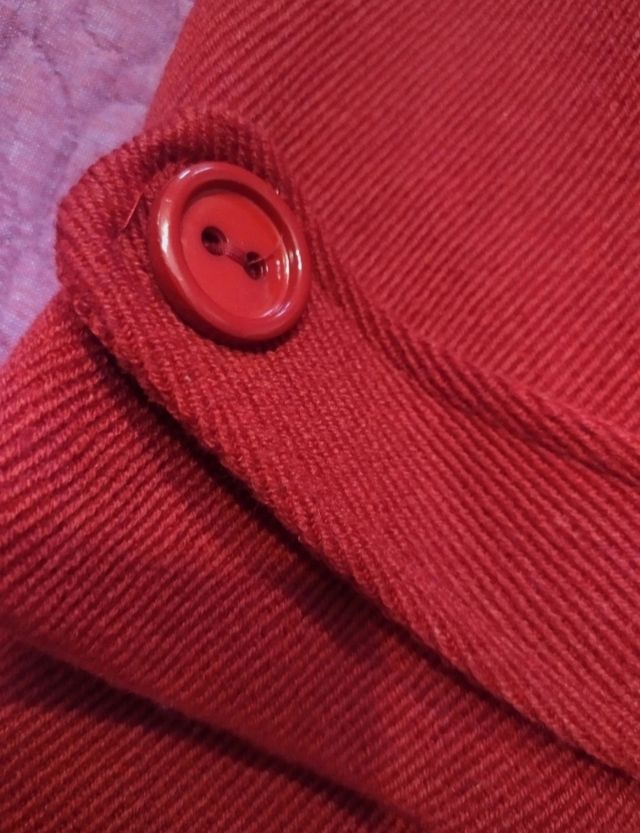 Chaquetón rojo tostado talla 40