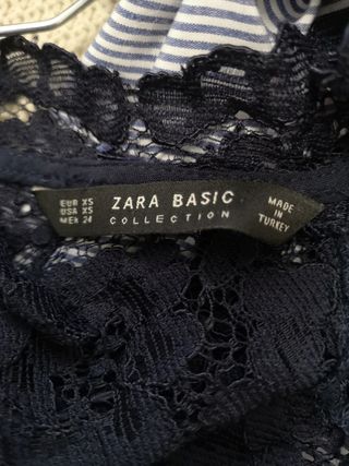 blusa manga corta Zara