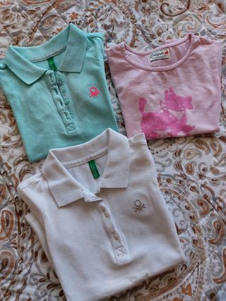 Lote 2 polos y 1 camiseta 5 años