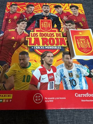 Cromos Carrefour Mundial La Roja