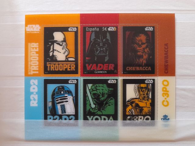sello Star Wars 2017 Edifil 5150 Hojita