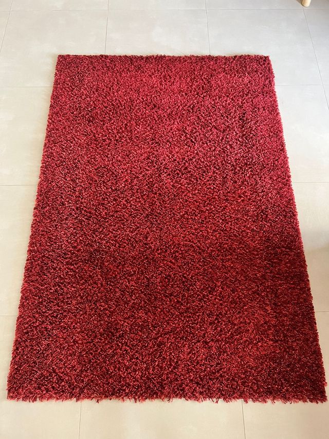 Tappeto curly tender polipropilene rosso 120x170