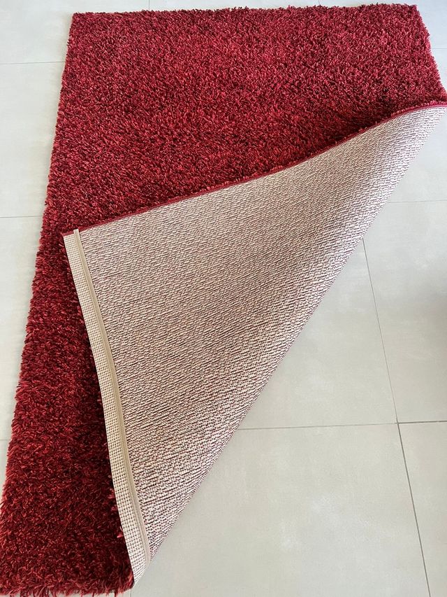 Tappeto curly tender polipropilene rosso 120x170