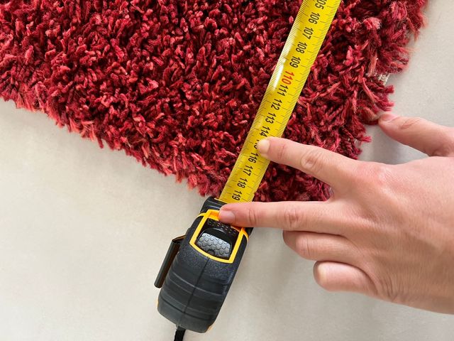 Tappeto curly tender polipropilene rosso 120x170