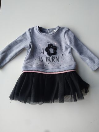 Vestido bebé tul