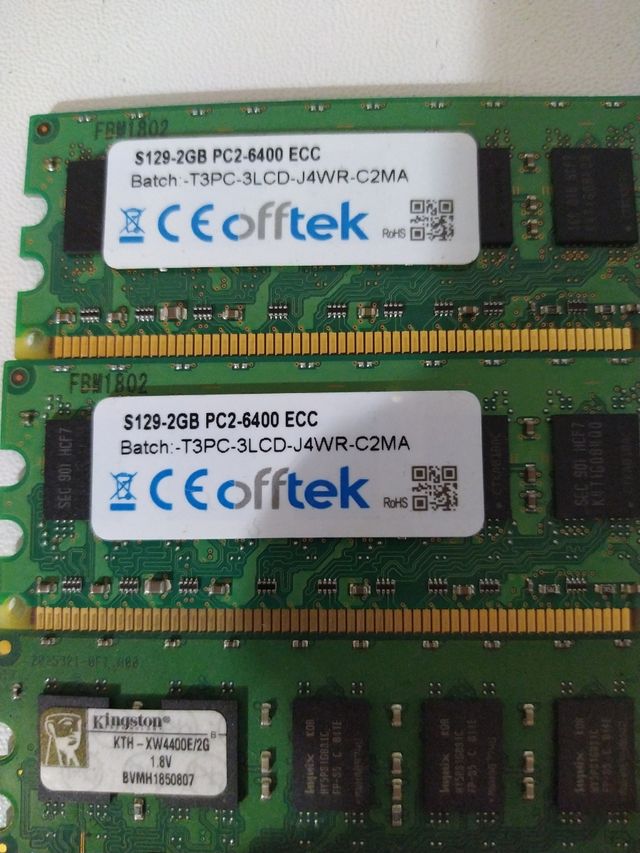 Memoria DDR2 ECC 2GB