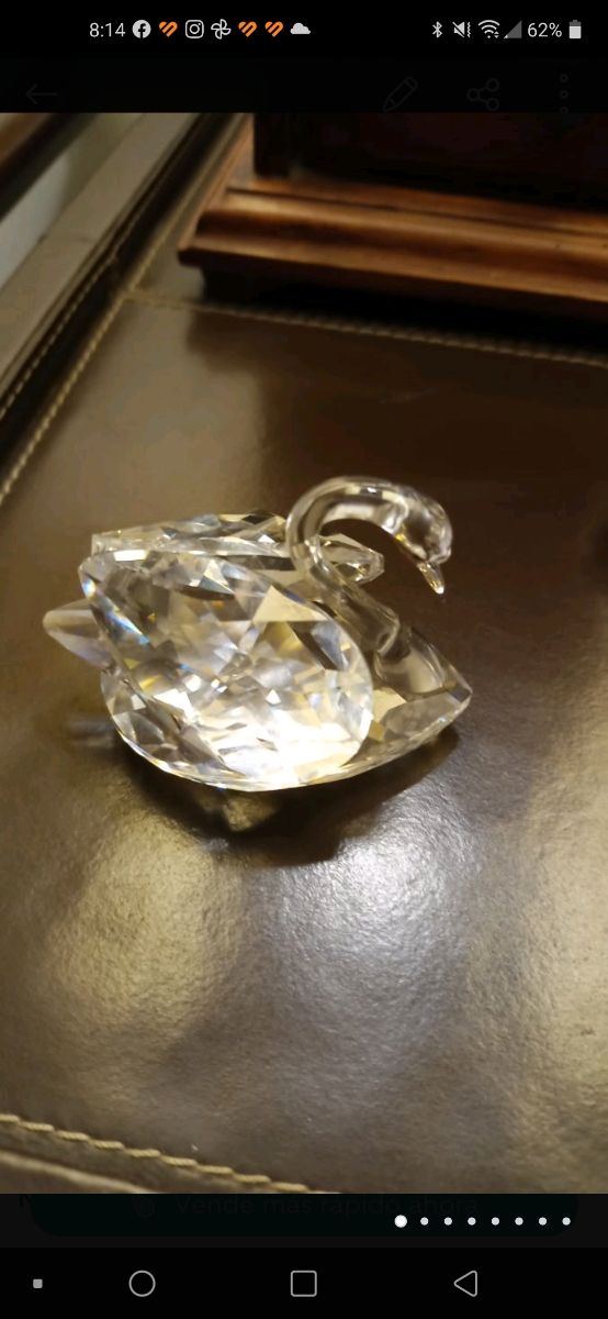 Cisne Swarovski 7 cm