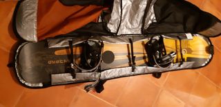 tabla de snow funda y botas