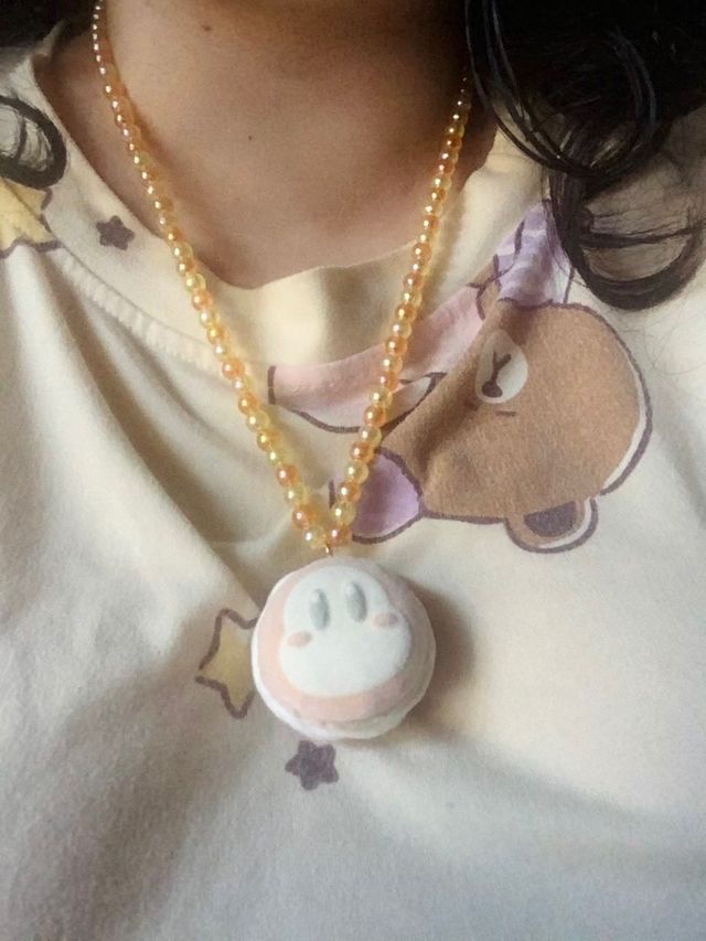 Collana lunga kirby kawaii bandai japan harajuku