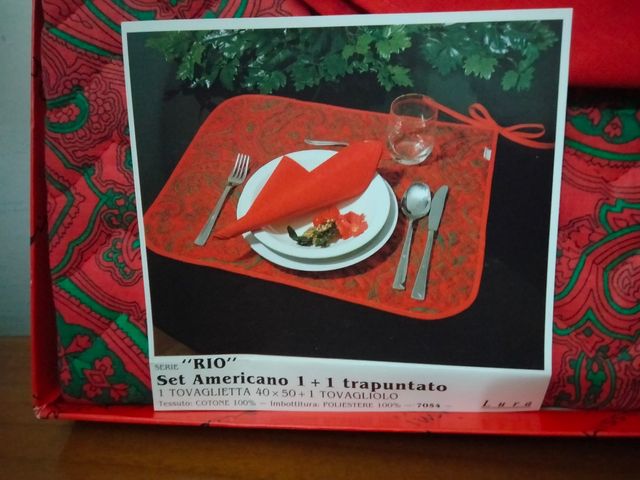 tovaglietta puro cotone