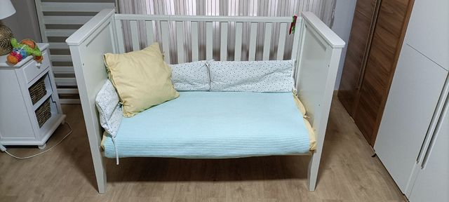 Cuna madera maciza marfil 140 x 70 Laura Ashley