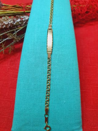 Pulsera Niña 16cm. Oro 18kl 