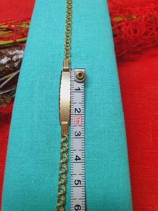 Pulsera Niña 16cm. Oro 18kl 