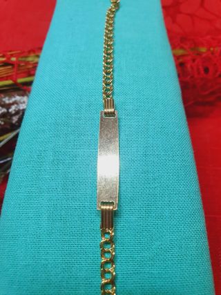 Pulsera Niña 16cm. Oro 18kl 