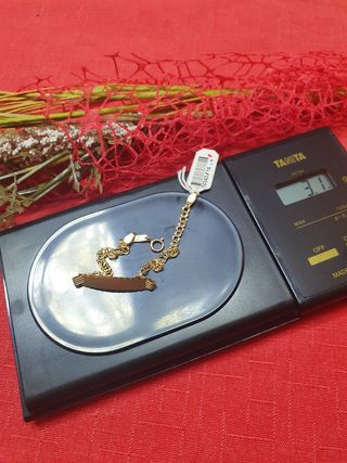 Pulsera Niña 16cm. Oro 18kl 