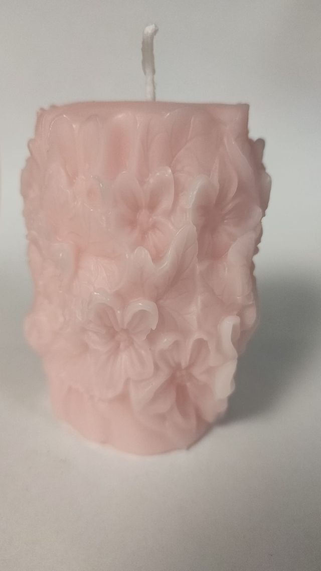 Vela artesanal rostro mujer