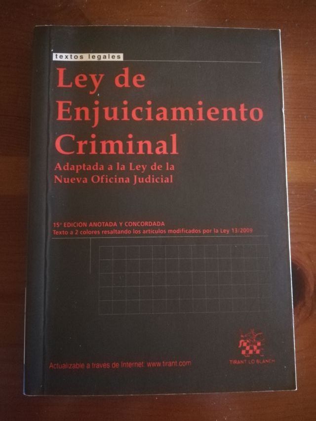 Ley de enjuiciamiento criminal