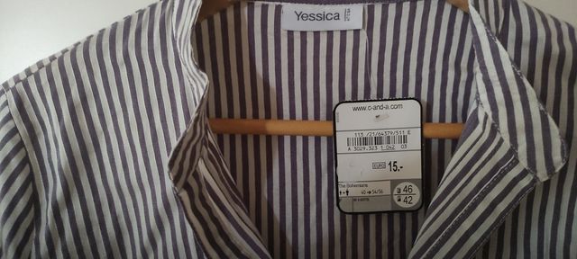 camisa mil rayas moradas