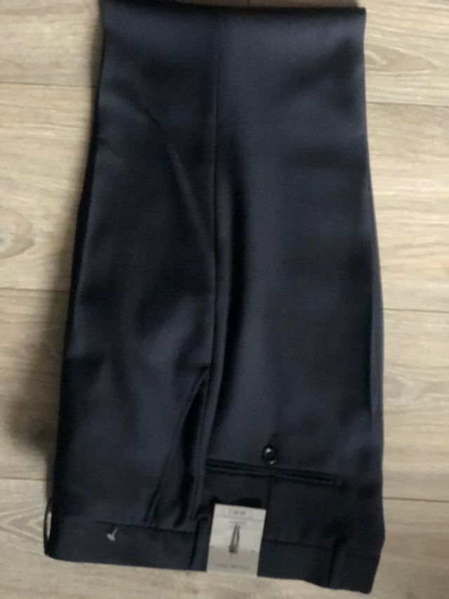 Pantalón vestir azul marino T38 Largo40