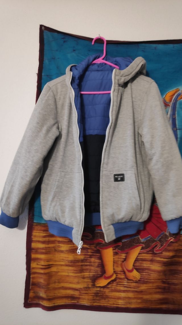 cazadora estilo vintage reversible billabong