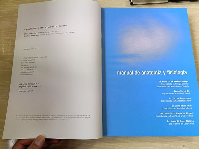 MANUEL DE ANATOMÍA Y FILOSOFÍA, MONSA, PRAYRA