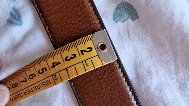 cintura Uomo the bridge L XL nuova pelle