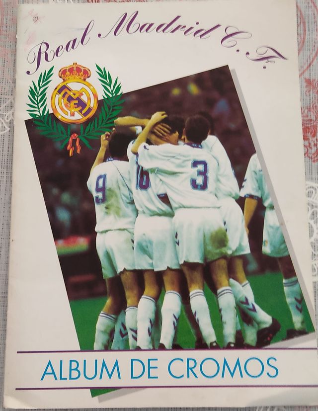ALBUM DE CROMOS REAL MADRID AÑO 1994 LUIS ENRIQUE