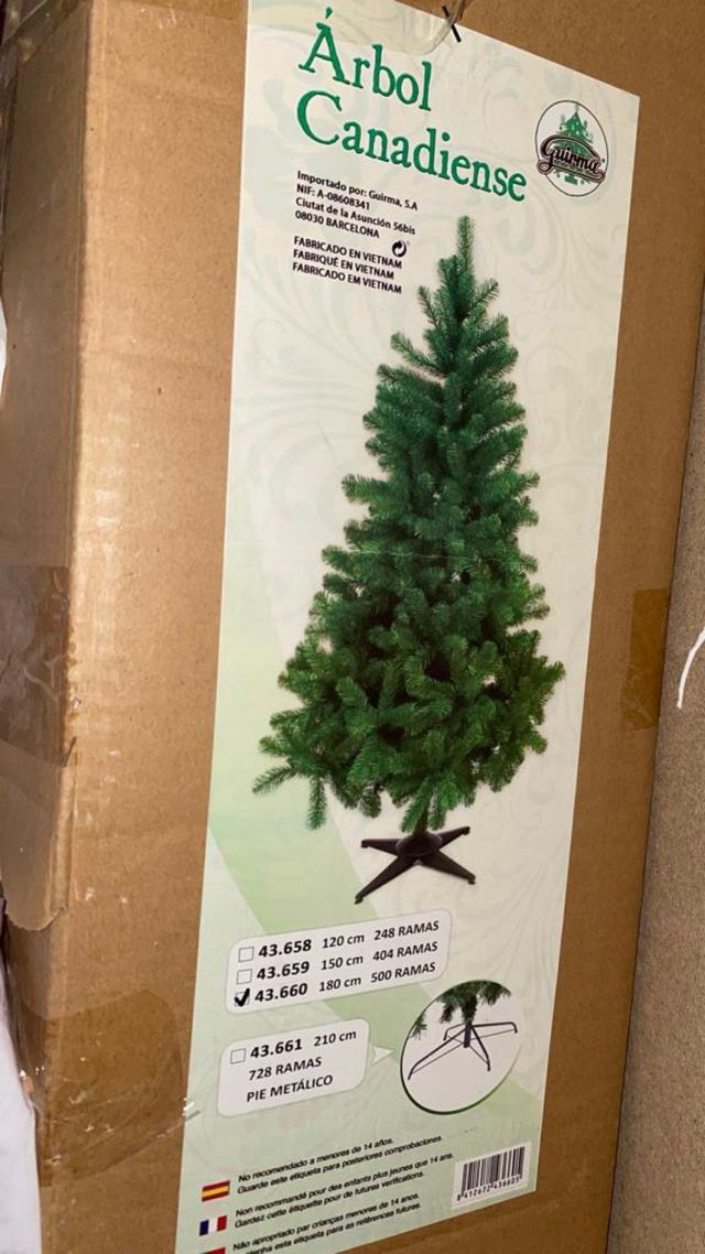 Árbol de Navidad 180cm desmontable