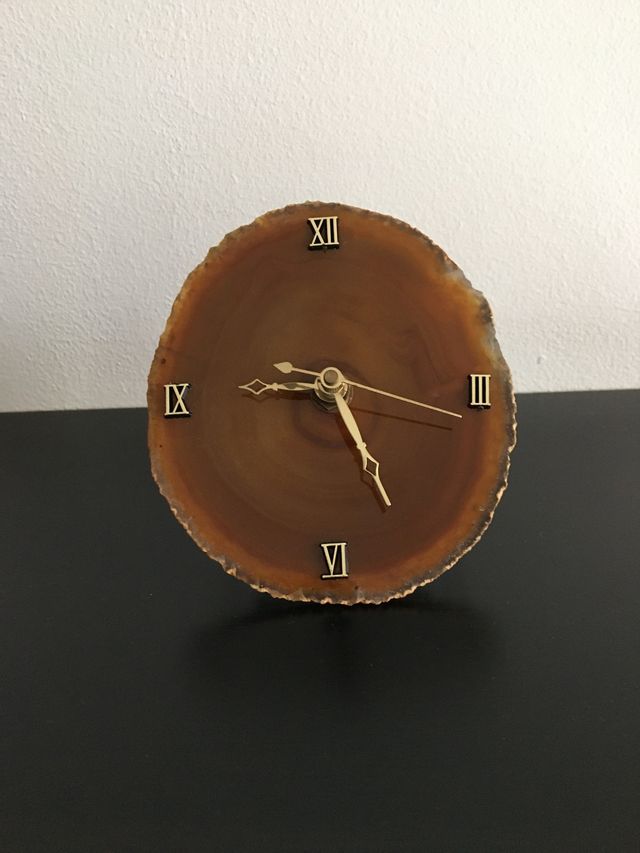 Orologio in vetro/marmo