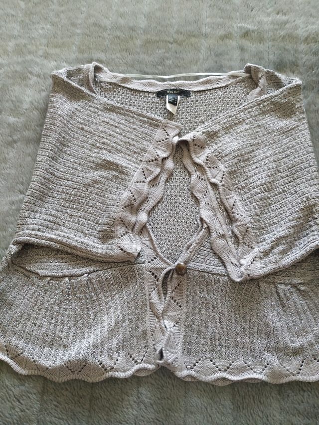 Bolero plateado Mango