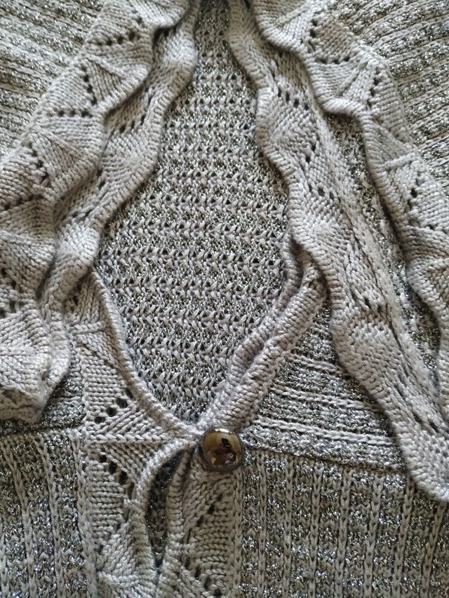 Bolero plateado Mango