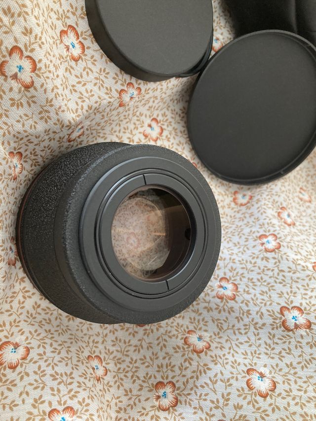 Amplificador objetivo . Multiplicador focal