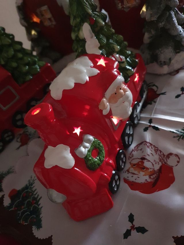 Tren Papá Noel, Navidad con luz
