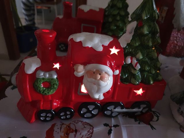 Tren Papá Noel, Navidad con luz