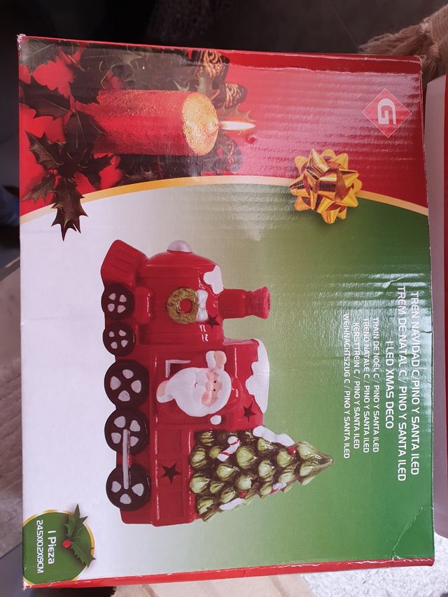 Tren Papá Noel, Navidad con luz