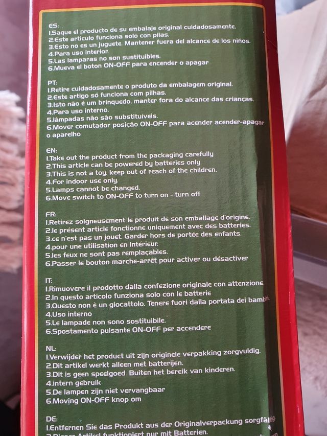 Tren Papá Noel, Navidad con luz