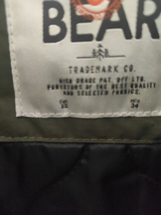 Anorak hombre talla XS color kaki