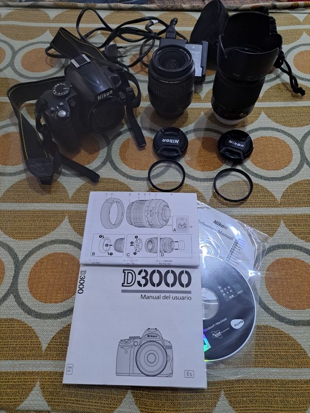 Cámara de fotos Nikon D3000