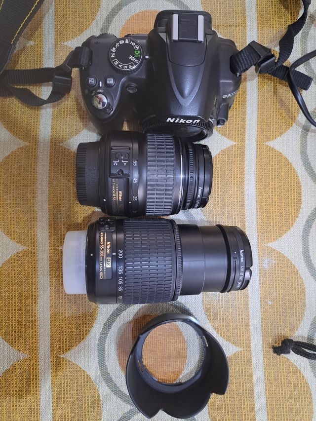 Cámara de fotos Nikon D3000