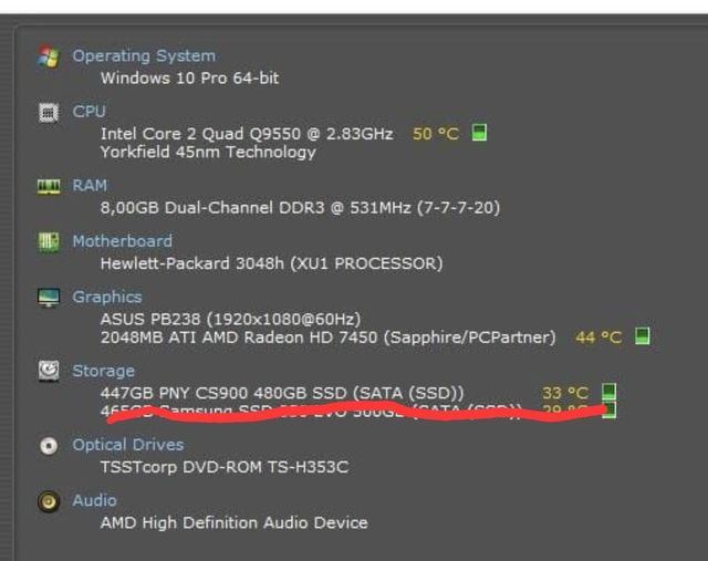 Ordenador HP Windows 7 o 10 Pro