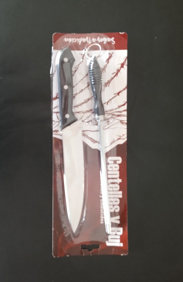 Cuchillo Jamonero y Afilador