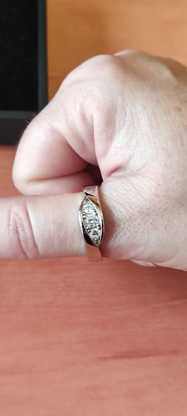 Anillo Plata S925 Vaina Circonitas T9